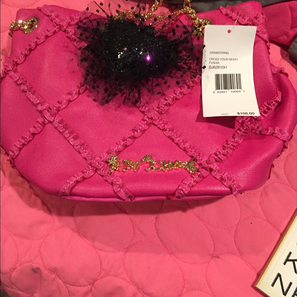 Betsey Johnson pink bag